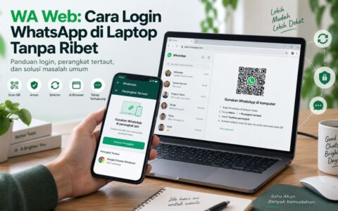 WA Web: Cara Login WhatsApp di Laptop Tanpa Ribet